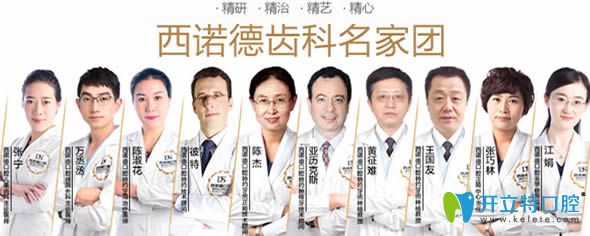 青島西諾德口腔醫(yī)師團(tuán)隊圖