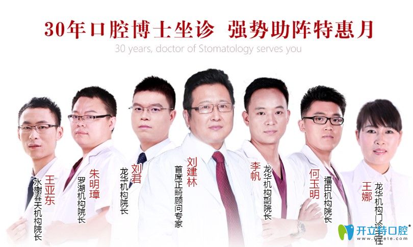 格倫菲爾30余年的口腔博士團隊