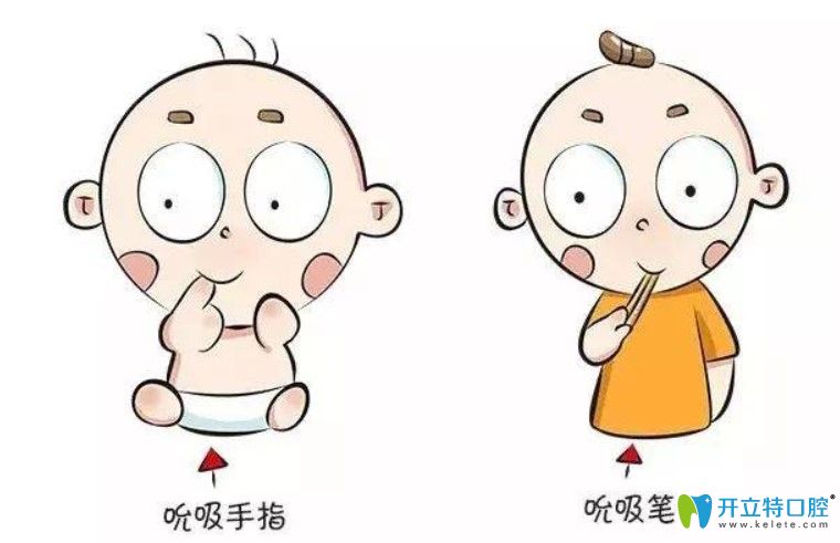 兒童期的不良習(xí)慣也會導(dǎo)致牙齒地包天