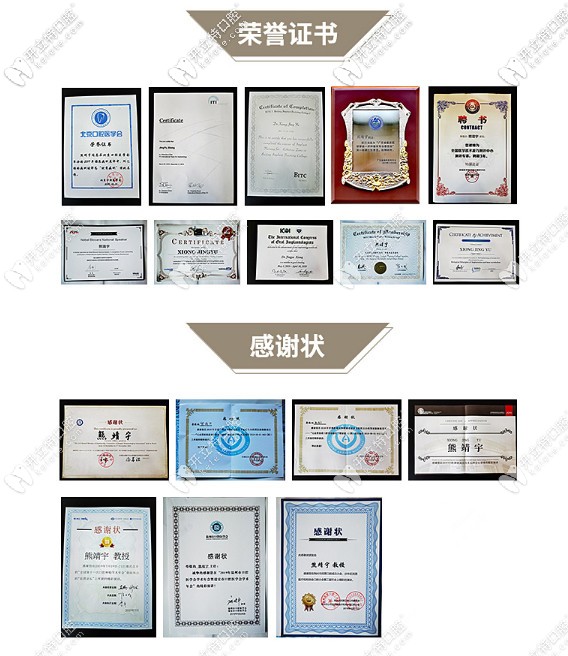 熊醫(yī)生所得的榮譽(yù)