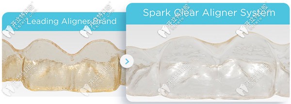 Spark隱形牙套不易染色